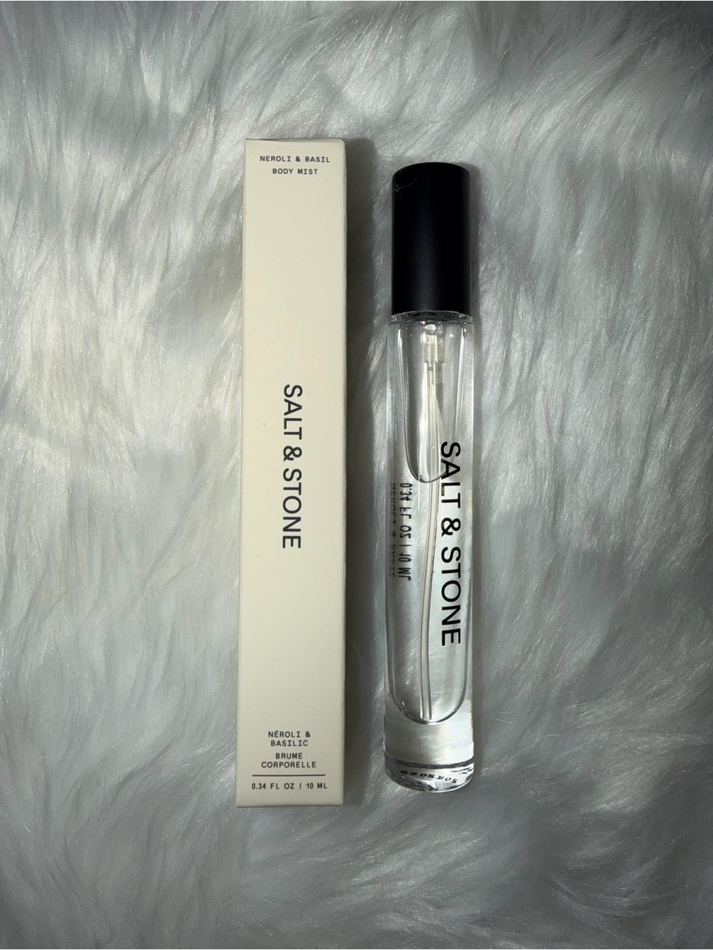 Salt & Stone Neroli & Basil Body Mist — Clear